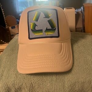 Aviator Nation White Mesh Cap